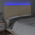 LED uzglavlje krem 180x5x118/128 cm od tkanine