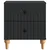 Noćni ormar 2 pcs Crna 43 x 34,5 x 48 cm Konstruirano drvo