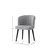 Hanah Home Set stolica Soft-4115 V2, 63x56x103.5 cm, 2 komada, Svetlosive