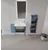 HANAH HOME Kupatilski ormarić sa umivaonikom i ogledalom (2 komada) Perla 80 338