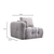 Atelier del Sofa Ugaona garnitura Amaris, 290x200 cm, Svetlo-siva