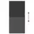 Rolo zavjesa Blackout Black 70x150 cm Širina tkanine 65,7 cm
