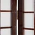 Homestyle4U Pregrada za prostor 6 panelov 264x2.2x175 cm rjava