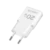 Logilink punjač 2 porta, 1 x USB type c, 1 x USB A, 20W, GaN, slim, bela