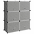 Stalak za cipele crni 84,5 x 31 x 93,5 cm PP