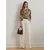 Lauren Ralph Lauren Pulover kremna/kamela/temno rjava