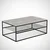 Hanah Home Klub sto Etna 95x43x55cm Sivi