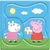 DINO Puzzle za bebe Peppa Pig - Porodica 3/4/5 delova (325135)