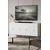Hanah Home komoda Salkim 150, 125 cm, bela / srebrna