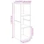 Set TV komoda Zidne 4 pcs Staro drvo 37 x 35 x 107 cm