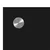 Kuhinjski zid Crna 80 x 60 cm Staklo otporno na udarce