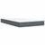 Vidaxl Box spring postelja z vzmetnico temno siva 120x200 cm žamet