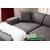 Atelier del Sofa Ugaona garnitura Petra Antracit