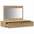 Vidaxl Toaletna mizica Rjava 100 x 40 x 70 cm Konstruiran les