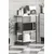 Hanah Home višenamenska polica Dh Hutch, 60 cm, bela