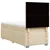 Vidaxl Box spring postelja z vzmetnico krem 90x190 cm blago