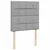 Vidaxl Box spring postelja z vzmetnico svetlo siva 80x200 cm blago