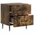 Noćni ormar s ladicama 2 pcs Dimljeni hrast 43 x 34,5 x 47,5 cm