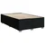 Vidaxl Box spring postelja z vzmetnico črna 120x190 cm blago