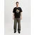 JACK & JONES Majica JJGRADIENT  med / rosé / črna / bela