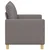 Vidaxl Kavč Taupe 126 x 81 x 87,5 cm Blago