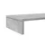 Stalak za monitor boja betona 100x27x10 cm konstruirano drvo