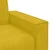 Vidaxl Dvosed kavč rumen 160x78x84 cm žamet
