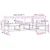 Set vanjskih sofa s jastukom 3 pcs Bijela i antracit Poliester