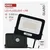 LED reflektor ZS2344B Glaro sa senz. pokreta 50W 5000lm NW crni Emos