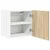 vidaXL Viseča omarica Riga 2 pcs Sonoma hrast in bela 40 x 31 x 40 cm