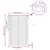 Venecijanska roleta Crna 150 x 90 cm 25 mm PVC