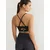 Trendyol Black Back Window/Cut Out Detailed Supported/Shaping Knitted Sports Bra