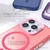 Maska za mobilni telefon iPhone 15 Pro Max CLEAR, Magsafe, Roze