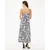 Mexx Ženska haljina MF006302661W, Maxi, Crno-bela