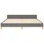 Vidaxl Posteljni okvir brez vzmetnice temno siv 160x200 cm blago