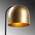 Opviq Stona lampa Epika-12246-US, 17x22x60 cm, IP20, Crno-zlatne boje