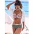 VENICE BEACH Bikini hlačke temno zelena/mešane barve