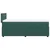 Vidaxl Box spring postelja z vzmetnico temno zelena 80x200 cm žamet