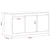 TV ormar 100 x 34 x 50 cm Crni hrast Konstruirano drvo