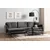 Atelier del Sofa Ugaona garnitura Reya Antracit