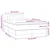 Vidaxl Box spring postelja z vzmetnico temno moder 120x190 cm žamet