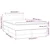 Krevet box spring s madracem LED crni 120 x 200 cm od tkanine