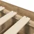 vidaXL Tlorisna postelja Artisan hrast 80 x 200 cm Inženirski les