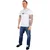 HARVEY MILLER Majica temno modra/bela