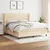 vidaXL vidaXL Box spring postelja z vzmetnico krem 180x200 cm blago, (20895151)