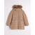 Sinsay - Kvadrovana jakna s kapuljačom - BEŽ