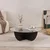 Hanah Home Sto za dnevnu sobu Liya, 90x30x90 cm, Crni