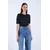 Trend Alacati Stili Ženska bluza Alc-X15094, Crna