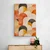 Slika moderni vzorci Peach Fuzz - 80x120