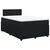 Vidaxl Box spring postelja z vzmetnico črna 120x190 cm žamet